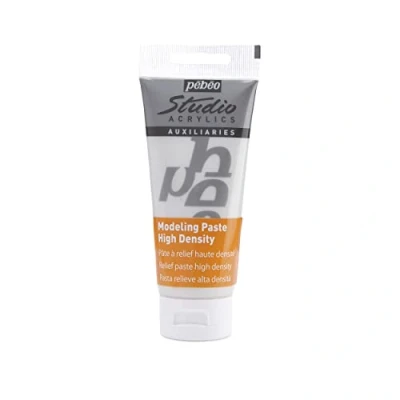 Abbildung von Pébéo Hochviskose Studio Acrylics Modellierpaste, Acryl, Weiß, 100 ml (1er Pack)