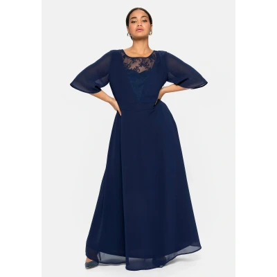 Abbildung von Sheego Ballkleid, Damen, Größe: 42, Marine