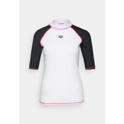 Abbildung von Arena Womens RASH VEST Surfshirt, Damen, Größe: Medium, White/black