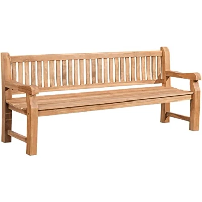Abbildung von CLP Gartenbank Teakbank Jackson V2, Garten Bank Sitzbank Teak Holz