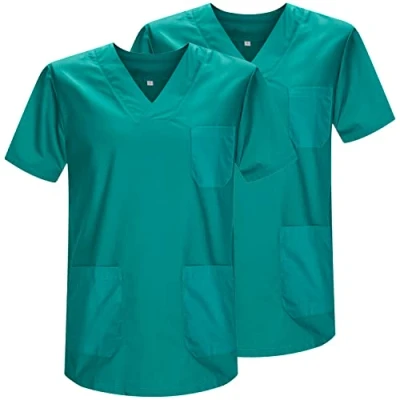 Abbildung von MISEMIYA Packung 2 STK. SANITÄRE CASACA Unisex Uniformen UNIFORM MEDIZINISCHE Ref. 817 * 4XL, Grün 21