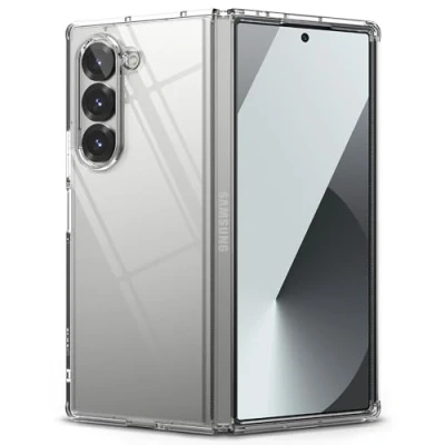 Abbildung von Ringke Fusion Case Kompatibel mit Samsung Galaxy Z Fold 6 Hülle, Kratzfest Hart PC + Weich TPU Anti Gelb Handyhülle für 5G Clear