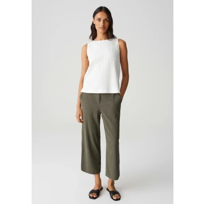 Abbildung von OPUS Regular FIT RIB Top, Damen, Größe: 44, Milk