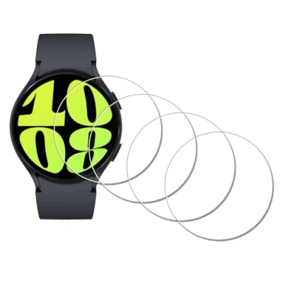 Abbildung von iDaPro Displayschutz Folie für Samsung Galaxy Watch4 40 mm Smartwatch [4 Stück] Watch 4 40mm Screen Protector schutzfolie 9H Härte Gehärtetes Glas Einfache Installation