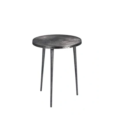 Abbildung von M2 Kollektion Casandra 2 Couchtisch/Beistelltisch/Tischset, Metall, grau, Durchmesser 40cm, Höhe 50cm
