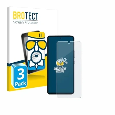 Abbildung von BROTECT Entspiegelungs Schutzglas für Vivo V40 SE (3 Stück) Schutz Folie Panzerfolie Glas Matt [Extrem Kratzfest 9H, Anti Reflex, Fingerprint]