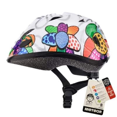 Abbildung von meteor® Kinderfahrradhelm Sicherer fahrradhelm Kinder Helm Roller Jungen für Mountainbike Inliner skaterhelm BMX fahradhelm Scooter Bike Helmet