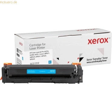 Abbildung von Xerox Laser Toner Everyday 006R04181 Cyan Ersatz für HP Color LaserJet Pro MFP M280 M281 MF641 MF643 MF645 M254 Canon CRG 054HC LBP621 LBP623