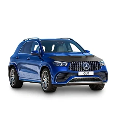 Abbildung von AB3 00407 Auto Bra kompatibel mit MB Mercedes Benz GLE Bj. ab 2018 Haubenbra Steinschlagschutz Bonnet Bra.
