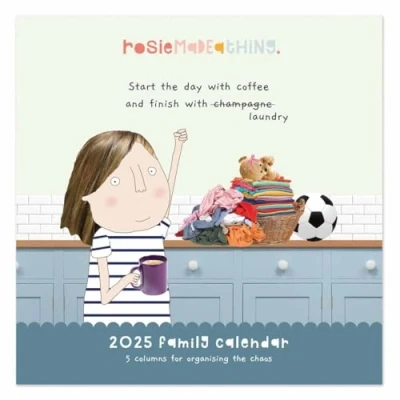 Abbildung von 2025 Rosie Made a Thing Quadratischer Familienkalender