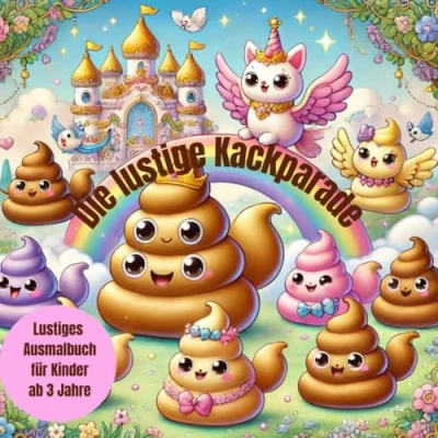 Abbildung von Die lustige Kackparade Lustiges Ausmalbuch für Kinder ab 3 Jahre