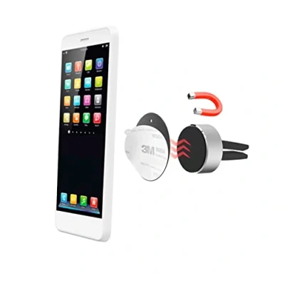 Abbildung von Hama Magnet Handy Halterung Auto Navi KFZ Smartphone Halterung, (360 Grad Einstellbar)