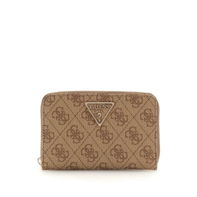 Abbildung von Guess Laurel Medium ZIP Around Geldbörse, Damen, Größe: One Size, Beige