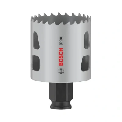 Abbildung von Bosch 1x PRO Multi Material Power Change Plus Lochsäge (für Weichholz, Trockenbauwand, Ø 48 mm, Professional Zubehör Bohrmaschine/Schrauber)