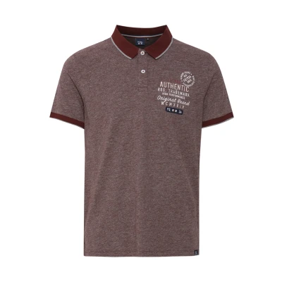 Abbildung von FQ1924 Fqpetri Poloshirt, Herren, Größe: Large, Cabernet melange