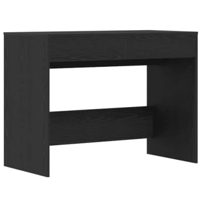 Abbildung von vidaXL Schreibtisch Schwarz Eichen Optik 101x50x76,5 cm Holzwerkstoff