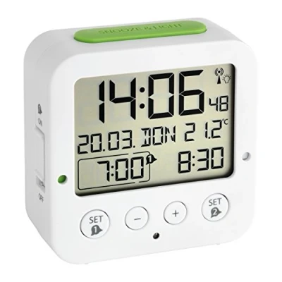 Abbildung von TFA Dostmann Funkwecker Bingo 60.2528 digitaler Reisewecker