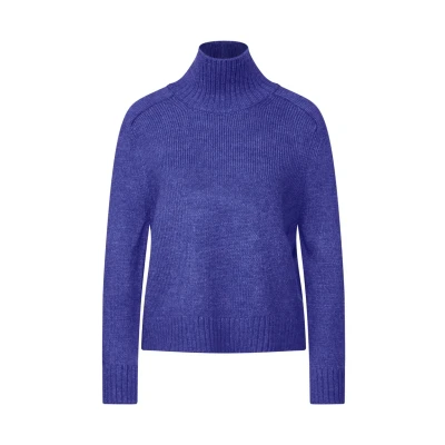 Abbildung von Street One Studio Turtleneck Strickpullover, Damen, Größe: 42, Blau