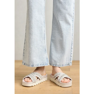 Abbildung von Tamaris Pantolette flach, Damen, Größe: 40, Grey Schuhe