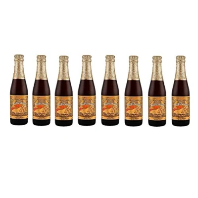 Abbildung von 8 Flaschen Lindemans Pecheresse a 250ml 2,5% Vol. mit Pfirsichsaft inc. 0.48 MEHRWEG Pfand