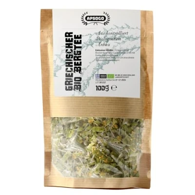 Abbildung von APSOGO Griechischer Bio Bergtee Sideritis aus Griechenland, Premium Qualität &amp; ausgezeichneter Geschmack (100gr (1er Pack))