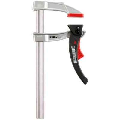 Abbildung von BESSEY KliKlamp KLI 160/80, Spannweite 160 mm Ausladung 80 mm, Stabile Fest und Gleitbügel aus leichtem Magnesium, Gewicht 0,29 Kg