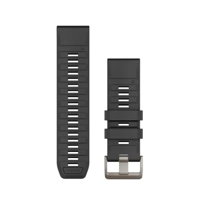 Abbildung von Garmin Ersatzarmband QuickFit 26mm Silikon Graphit