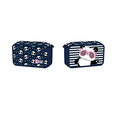 Abbildung von ST.RIGHT Love Panda PC04 Mäppchen, Multicolor, 19 x 13 4.5 cm