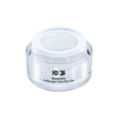 Abbildung von Masterline Fiberglas Aufbaugel Klar Strong Uv/Led Studio Qualität Made In Germany 15ml