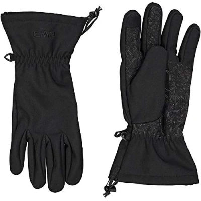 Abbildung von CMP Softshell Handschuhe für Herren, Schwarz, 10