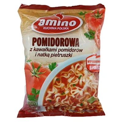 Abbildung von rumarkt Amino Pomidorowa Polnische Instant Tomatensuppe 22er Pack (22 x 61g)
