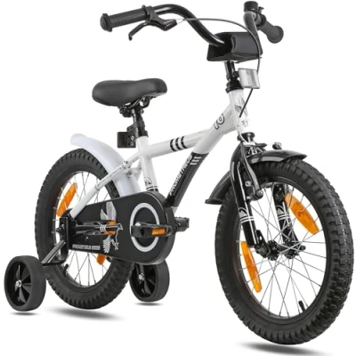 Abbildung von Kinderfahrrad 16 Zoll ab 4 und 5 Jahre mit Stützräder Rücktritt