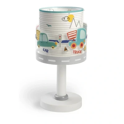 Abbildung von Dalber Kinder Tischlampe Nachttischlampe Baby Travel Autos und Flugzeuge, Bunt