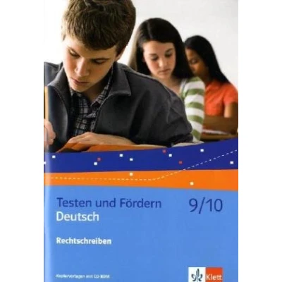 Abbildung von Deutsch 9/10. Rechtschreiben: Kopiervorlagen mit CD ROM Klasse 9/10 (Testen und Fördern)