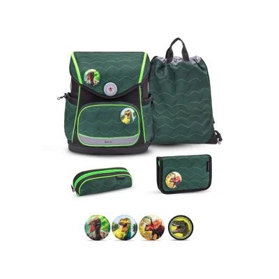 Abbildung von Belmil Comfy Plus Premium Schulranzen Set 5 teilig Twist of Lime Schulrucksack