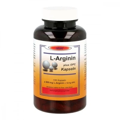 Abbildung von L arginin+opc 600 mg Kapseln 100 St