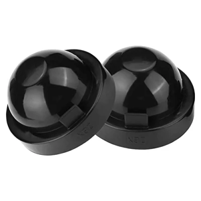 Abbildung von Staubschutzkappen Frontscheinwerfer Staubschutz, Scheinwerfer Staubabdeckung, 2 Stück 90mm Gummi Auto LED Dichtungskappe Staubschutz Shell Abdichtung Abdeckung Wasserdicht Schwarz