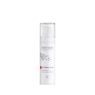 Abbildung von Biotrade Anti Falten Serum mit Retinol 0,5% Gegen Falten, Unreinheiten &amp; Hyperpigmentierung Stimuliert Kollagensynthese Für alle Hauttypen