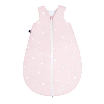 Abbildung von Julius Zöllner Baby Sommerschlafsack aus 100% Baumwolle, Größe 90, 12 24 Monate, Standard 100 by OEKO TEX, made in Germany, Star rose