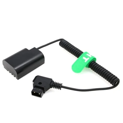 Abbildung von D Tap DMW DCC12 DC Kupplung BLF19E Dummy Akku Power Adapter für Panasonic Lumix DSLR GH3 GH4 GH5 Kamera