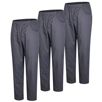 Abbildung von MISEMIYA Packung 3 Stück Unisex SANITÄRHOSE MEDIZINISCHE Uniformen SANITÄR Arbeitshose Ref. 8312 * X Large, Grau 21
