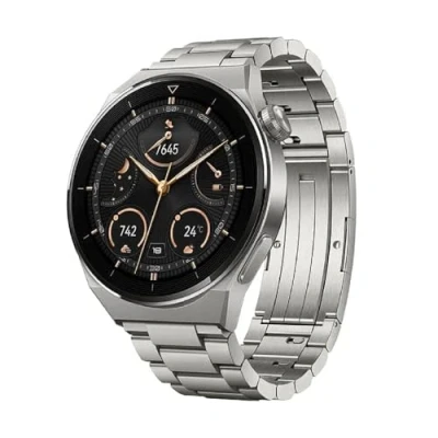 Abbildung von Huawei Uhr GT 3 PRO (46 mm) Smartwatch mit Armband Handgelenkumfang: 140210 mm Titan