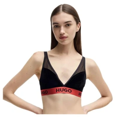 Abbildung von HUGO Triangel BH, Damen, Größe: Medium, Black