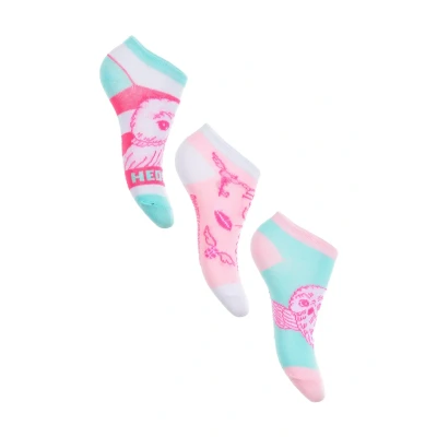 Abbildung von Harry Potter Hedwig 3ER PACK Socken für Kinder, Größe: 23 26, Mehrfarbig