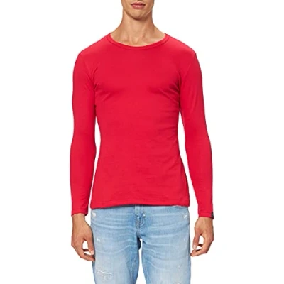 Abbildung von Trigema Herren Langarmshirt 602501, kirsch (kirsch), XXL