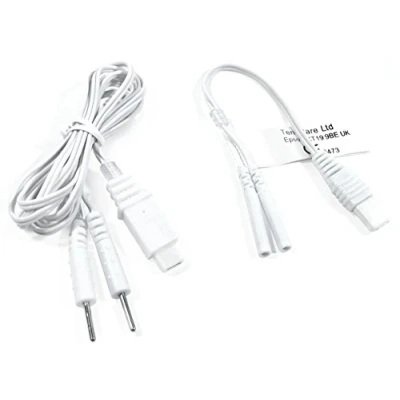 Abbildung von TensCare iTouch Sure und Elise Ersatzkabel Set mit Kunststoff Stecker (berechtigt für Mehrwertsteuer in Großbritannien)