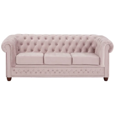 Abbildung von Home affaire Chesterfield Sofa &quot;New Castle&quot;, mit hochwertiger Knopfheftung in Design, B/T/H: 203/86/72
