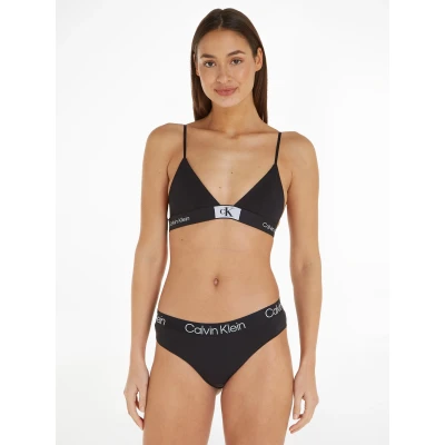 Abbildung von Calvin Klein Underwear Unlined Triangel BH, Damen, Größe: XS, Black