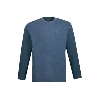 Abbildung von JP 1880 Herren große Größen Übergrößen Menswear L 8XL Langarmshirt, Basic, bis 8 XL Blue Denim 7XL 702559902