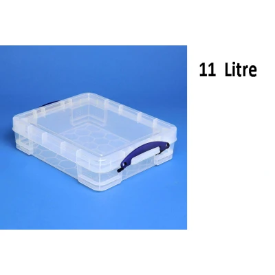 Abbildung von REALLY USEFUL BOX 11 Liter 456 x 356 120mm transparent